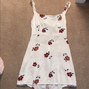 La hearts white floral mini dress from Pacsun